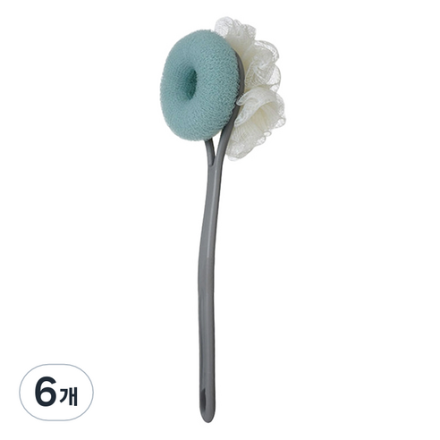 리버그린 뉴 스크럽 양면 바디브러쉬, 블루, 1개입, 6개