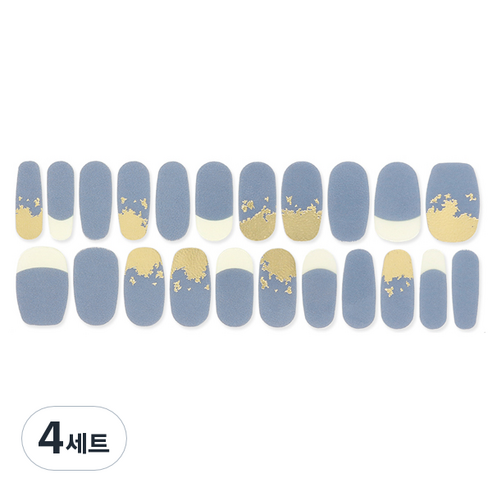 수니젤 네일스티커 SW-014, 혼합색상, 4세트