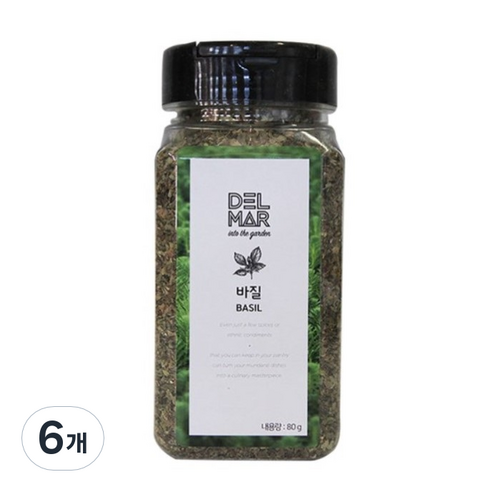 딜리셔스마켓 바질홀, 80g, 6개