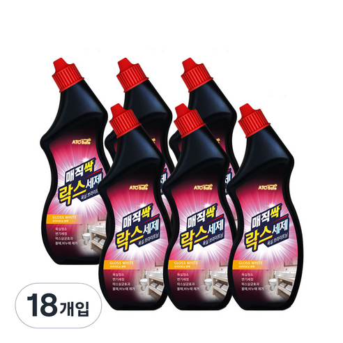 아토세이프 매직싹 욕실용 락스세제, 750ml, 18개입