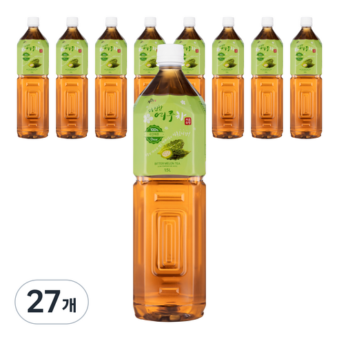 자애인 더진한 고농축 여주차 100% 국산 여주 저온숙성 리얼여주차, 1.5L, 27개