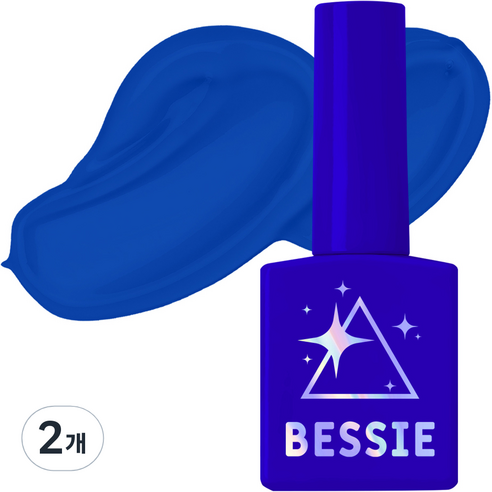 베씨 컬러젤 메탈프리즘, B19 REFLECTION BLUE, 11ml, 2개