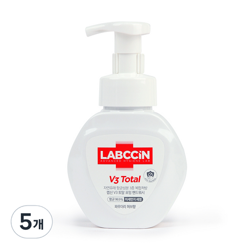 랩신 토탈 핸드워시 본품, 250ml, 5개