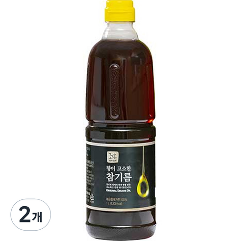 꼬손 향이 고소한 참기름, 1개, 1L