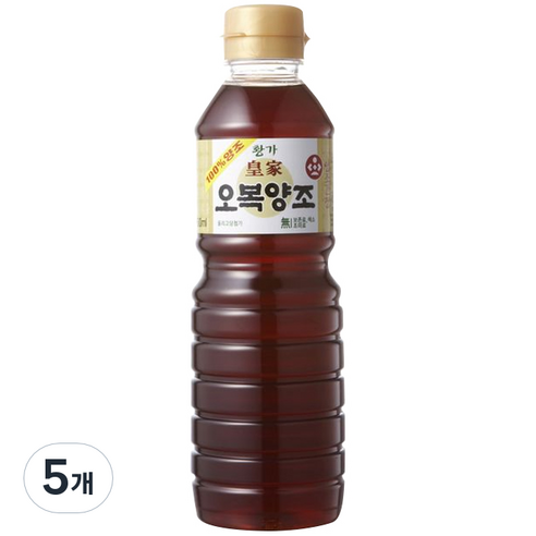 오복 황가 양조간장, 500ml, 5개