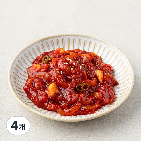 오징어젓, 200g, 4개