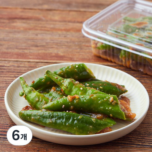 식탁위의사계 오이고추 된장무침, 250g, 6개
