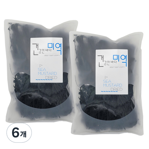 우진수산 건미역, 150g, 6개