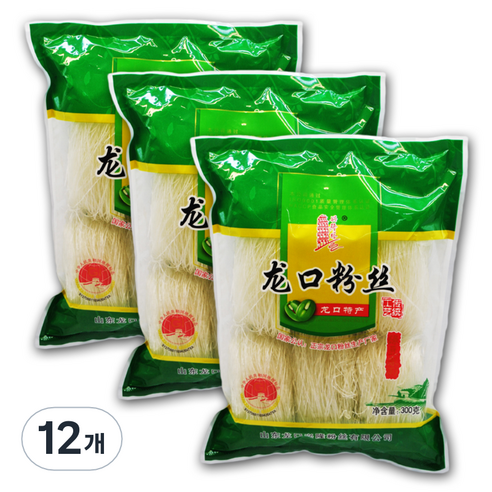 용타 요리용 녹두 실당면, 300g, 12개