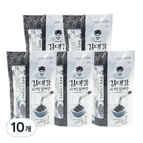 김대감 스틱 김자반 7p, 10개, 70g