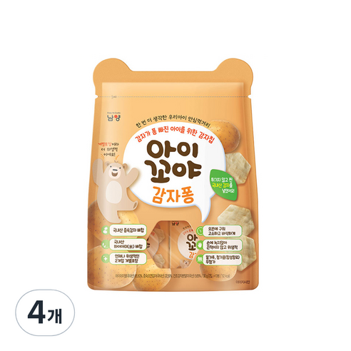 아이꼬야 감자퐁, 30g, 감자, 4개 30g × 감자 × 4개 섬네일