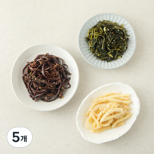비움반찬 모둠나물 3종, 180g, 5개