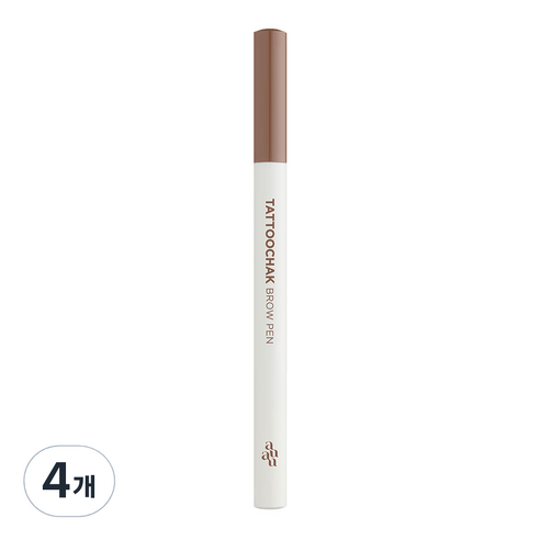 아유아유 타투착 브로우펜 0.9g, 03 내추럴브라운, 4개