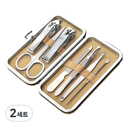 오와이규 가정용 손톱깎이 7종 세트, 샴페인, 2세트