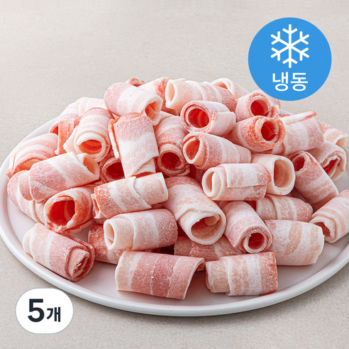 동원 무연골 대패 삼겹살 (냉동), 1kg, 5개
