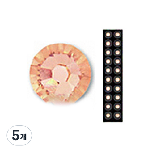 와사비네코 미미츠보 쥬얼리 귀지압패치 M 3.0mm 20p, 라이트피치, 5개