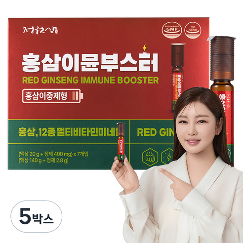 정원삼 홍삼 이뮨 부스터 142.8g, 7회분, 5박스