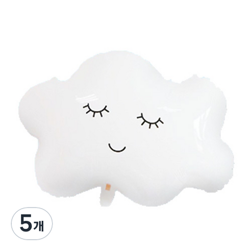 은박풍선 장식, 구름, 5개