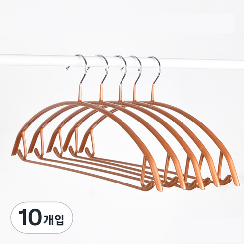 메종디망쉬 다용도 논슬립 파스텔 옷걸이, 오렌지, 10개입