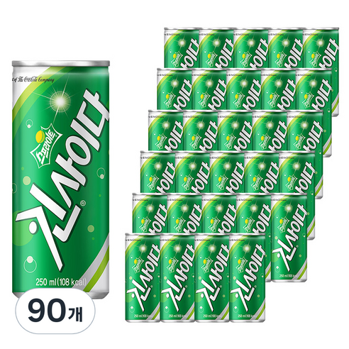 스프라이트 킨 사이다, 250ml, 90개