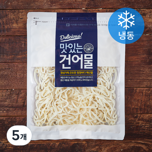 해맑은푸드 백진미채 (냉동), 200g, 5개