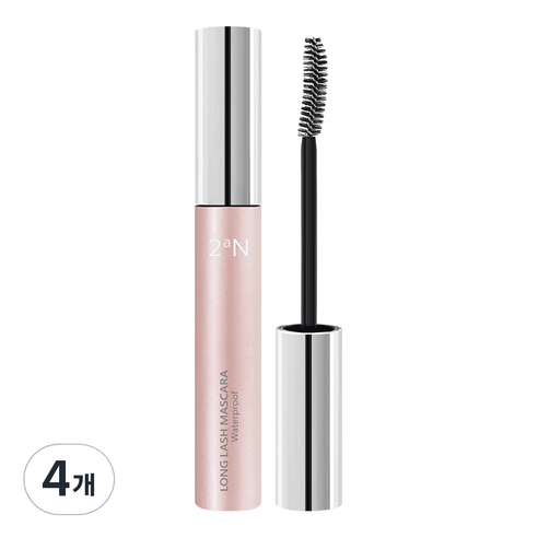 투에이엔 롱래쉬 마스카라 7.5g, 블랙, 4개
