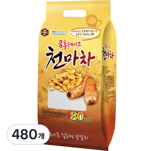 동일 콘플레이크 천마차, 20g, 480개