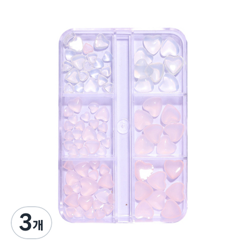 쿼르디 네일파츠 봄, 3개, D