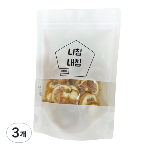 니칩내칩 활용도가 좋은 건조 레몬껍질, 40g, 3개