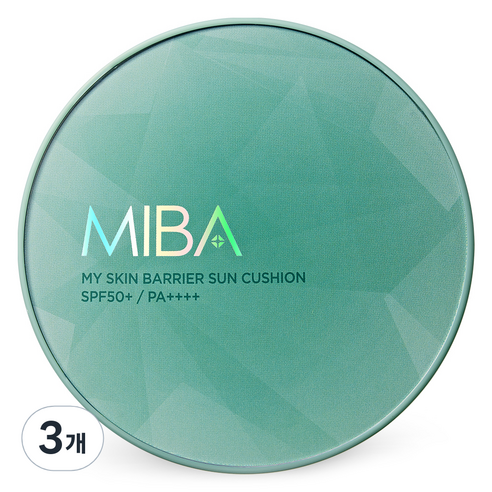 미바 마이 스킨 배리어 선 쿠션 SPF50+ PA++++, 25g, 3개