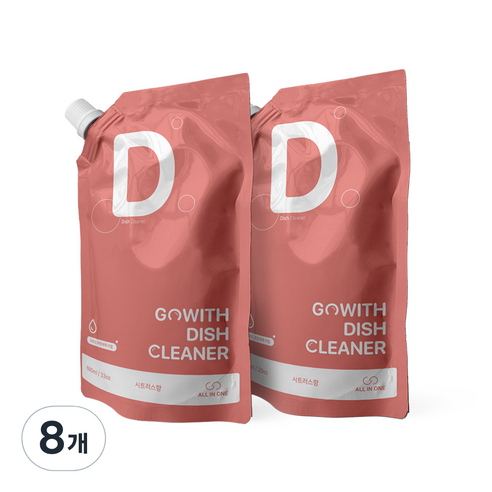 고위드 주방세제 리필, 600ml, 8개
