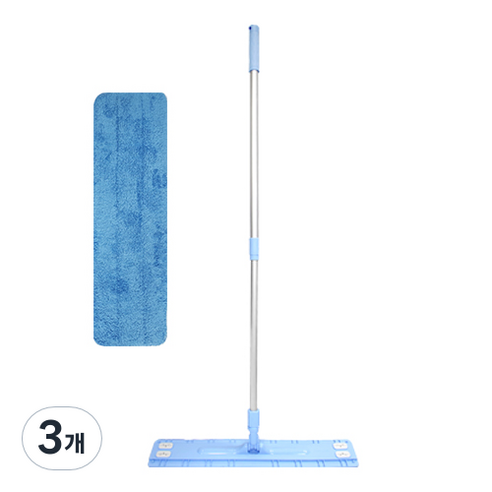 월드크린 초극세사 밀대 세트 60cm, 3개