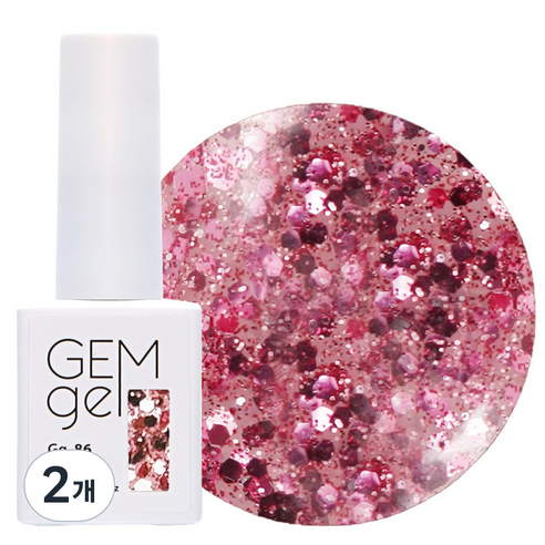 아이빛 네일아트 젬젤 컬러 젤네일 10ml, 86 핑크모음, 2개
