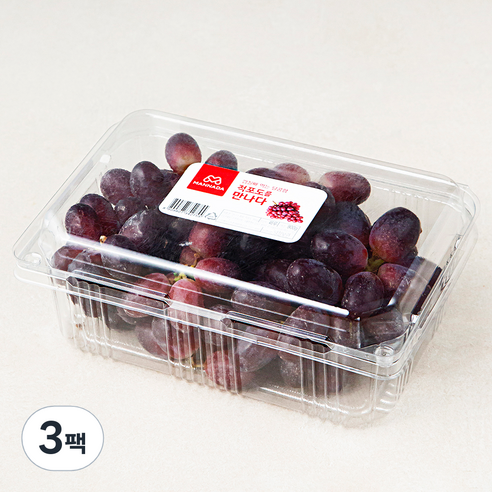 만나다 페루산 적포도, 900g, 3팩