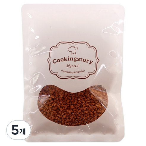 쿠킹스토리 크런키 쿠키, 100g, 5개