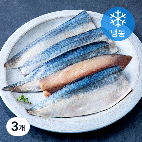 고등어청년 순살 고등어필렛 (냉동), 3개, 1kg(쪽 당 70~90g)