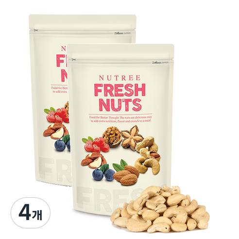 너트리 생캐슈넛, 500g, 4개