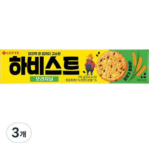 롯데 하비스트 달콤고소 100g, 3개