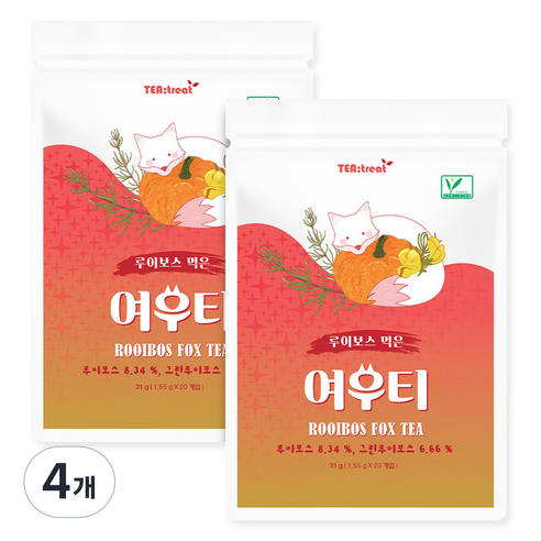 티트리트 루이보스 먹은 여우티