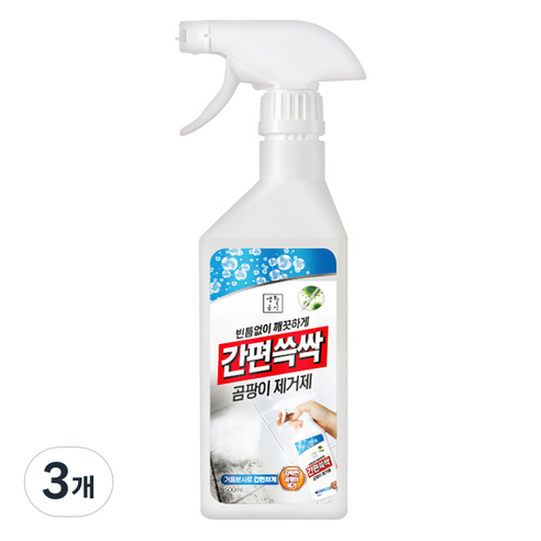 생활공식 간편쓱싹 곰팡이 제거제, 3개, 500ml