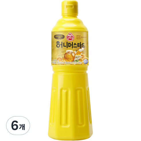 오뚜기 허니 머스타드, 1.05kg, 6개