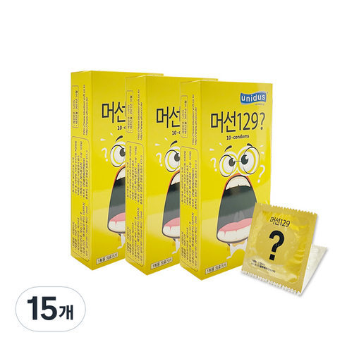 유니더스 머선129 일반형 콘돔, 10개입, 15개