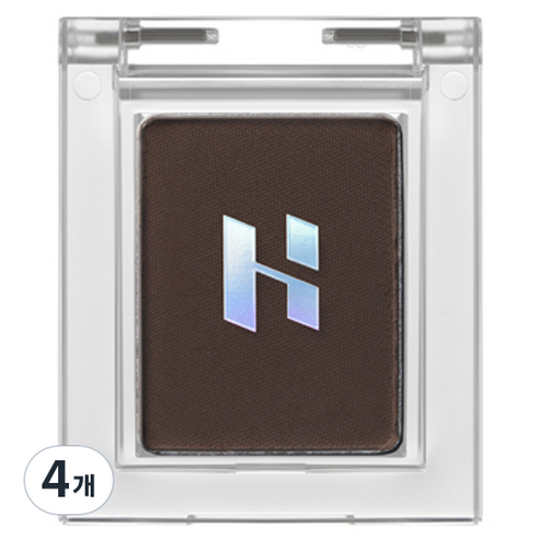 홀리카홀리카 마이 페이브 피스 아이섀도 1.8g, 다크 에스프레소, 4개