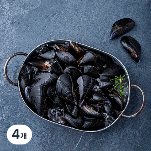바다자리 생물 홍합 (냉장), 2kg, 4개