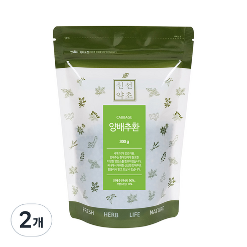 신선약초 양배추환, 300g, 2개