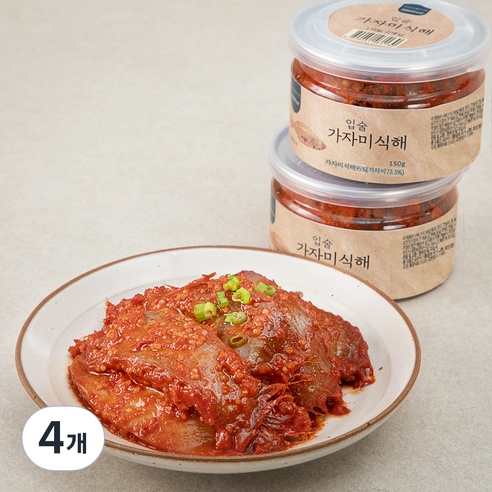 입술젓갈 가자미 식해, 150g, 4개