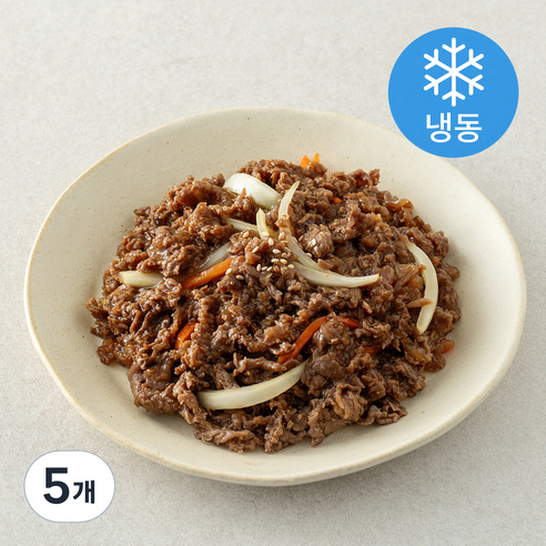 롯데상사 와규 양념 소불고기 (냉동), 5개, 200g