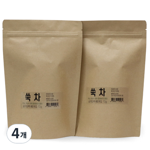 아이앤티 쑥차 삼각티백, 1.2g, 60개입, 4개
