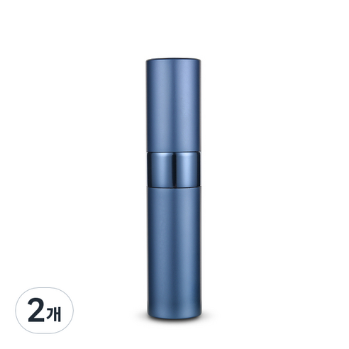 플라카 휴대용 간편한 향수 공병 8ml, 블루, 2개