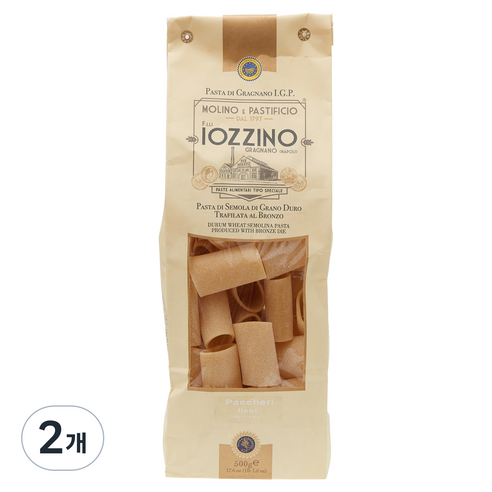 이오찌노 파케리 리쉬 이탈리아 파스타, 500g, 2개